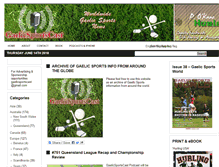 Tablet Screenshot of gaelicsportscast.com